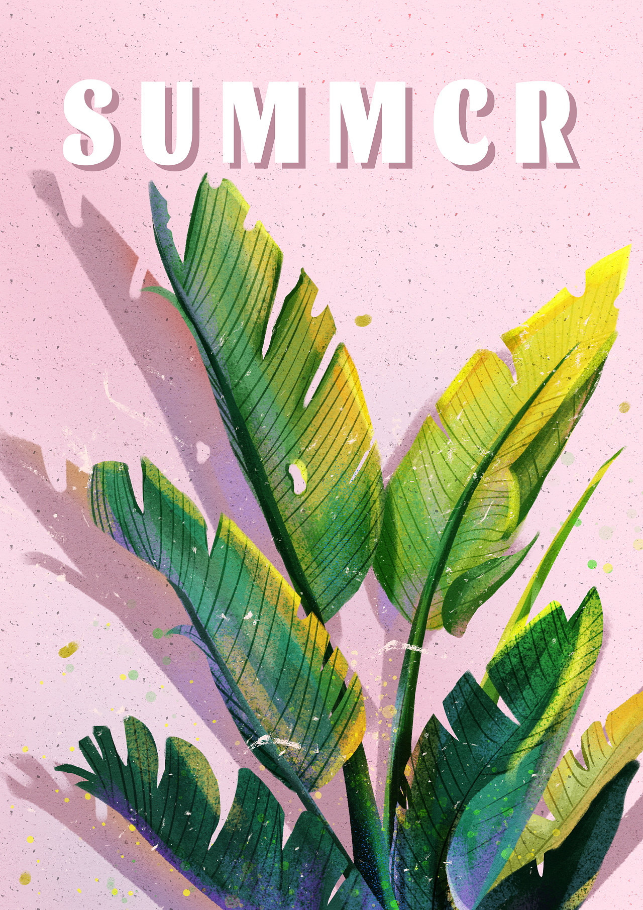 肌理风格|植物花卉集合|插画|儿童插画|达利园dly - 原创作品 - 站酷