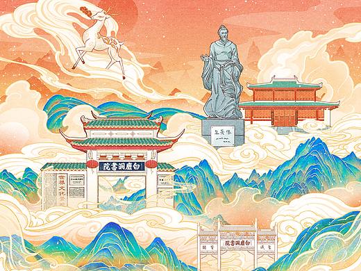 关于江西（个人主页-ZNTc2NTU1MTI=） - 商业插画 - 站酷设计师AfOX_阿冯原创素材 - 站酷ZCOOL