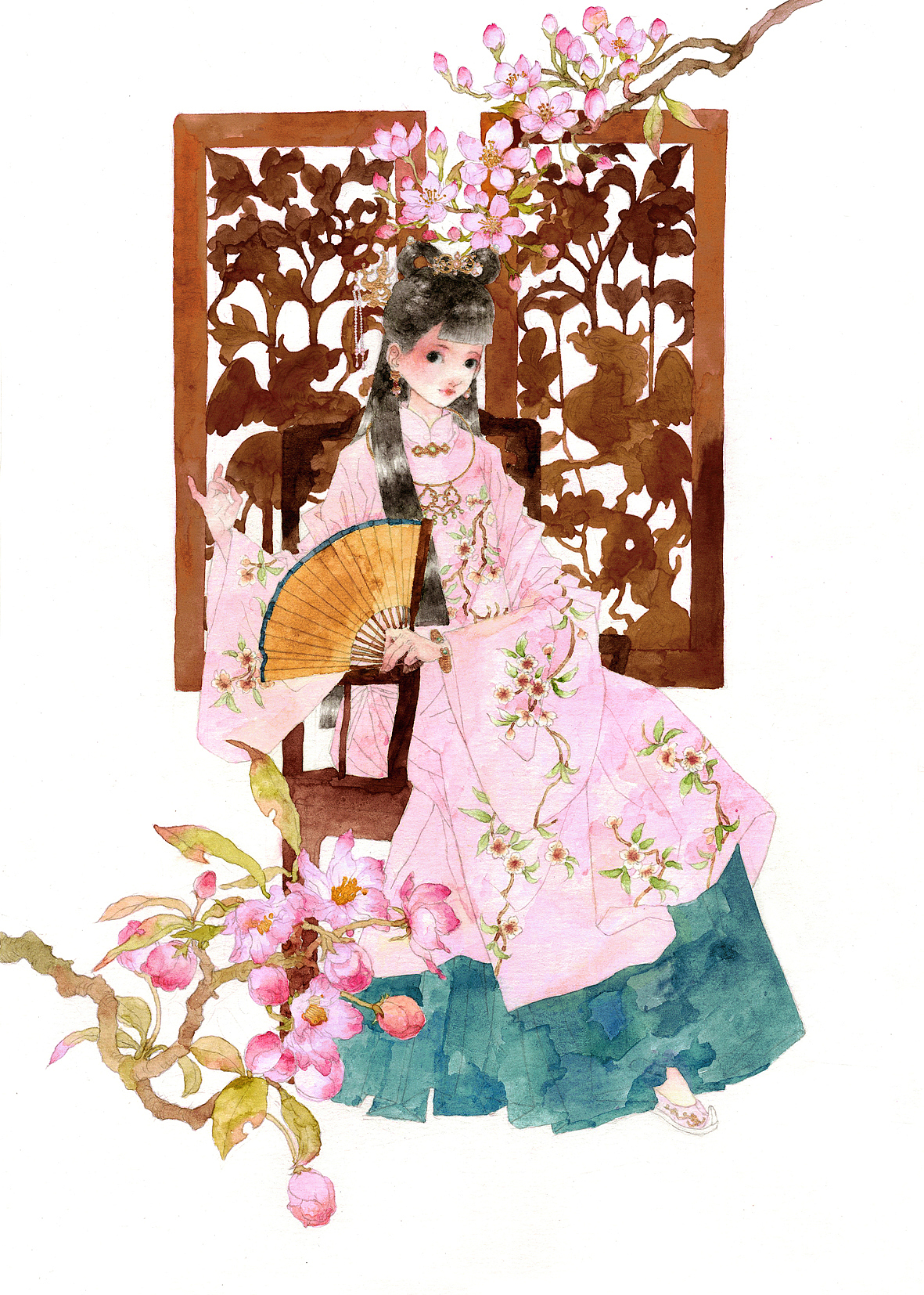 2020作品总结——庚子.节气.花卉（图ZMjM5MTU3NzMy） - 商业插画 - 站酷设计师白洺宇原创素材 - 站酷ZCOOL