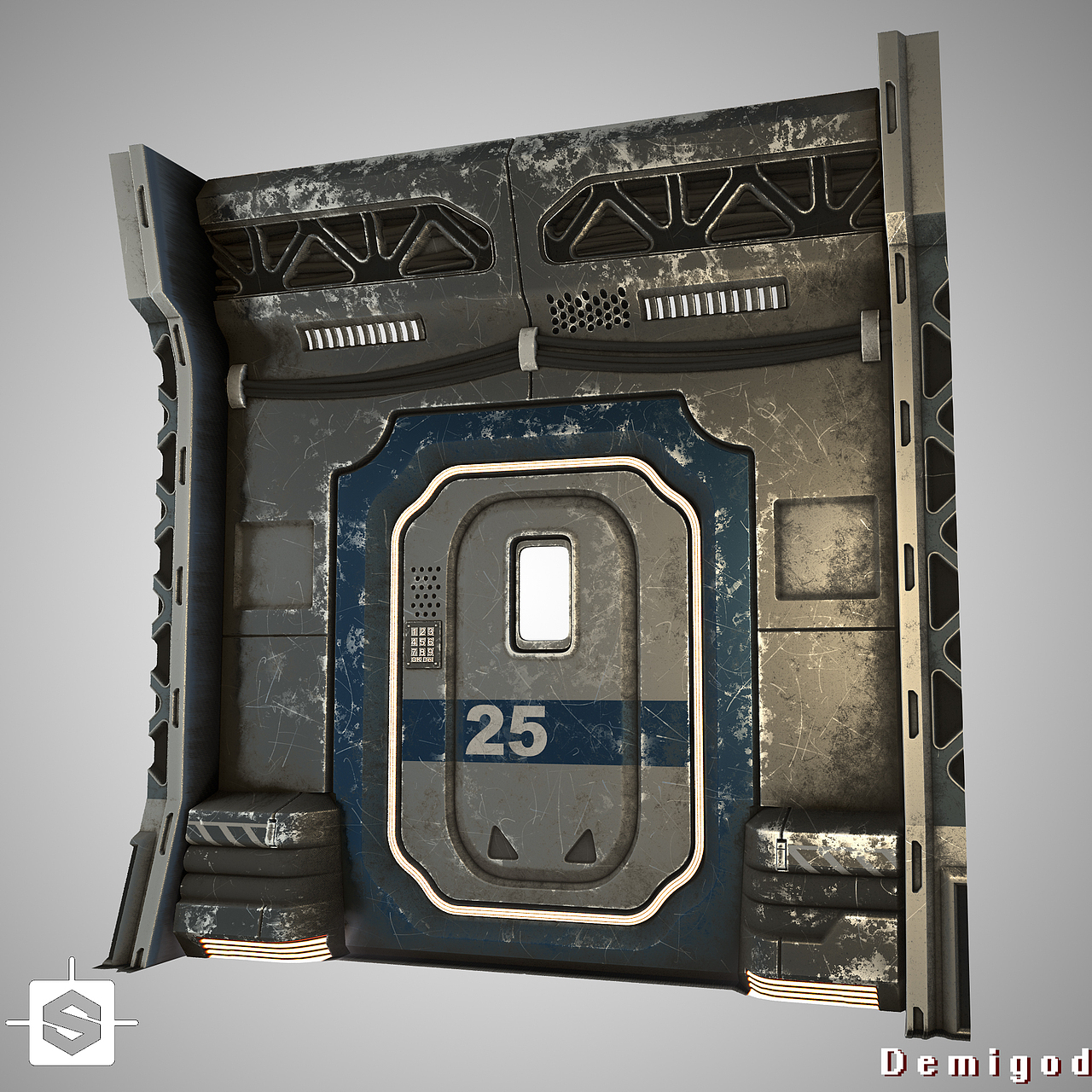 用SubstanceDesigner在UE4中创建一个模块化的科幻环境（图ZMjIyMTk5NTc2） - 场景 - 站酷设计师Demigod0原创素材 - 站酷ZCOOL