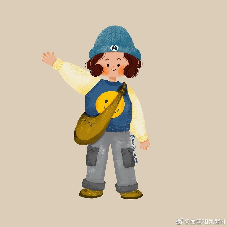 可爱姐妹团（图ZMjc1MzkyNDM2） - 商业插画 - 站酷设计师面包果酱lucky原创素材 - 站酷ZCOOL