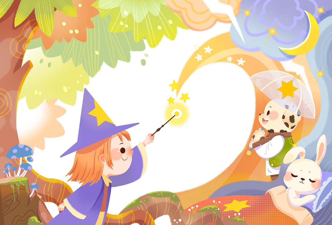 勇敢魔法（图ZMjExODkwMTUy） - 商业插画 - 站酷设计师薪南原创素材 - 站酷ZCOOL
