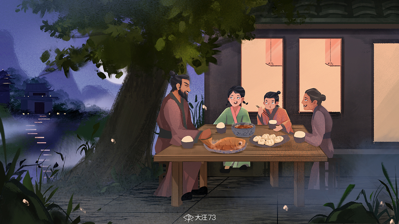 大汪最近的场景插画练习