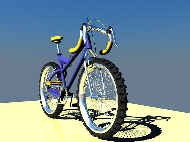 3D建模 自行车（图ZOTM5MjE1MDQ=） - 机械/交通 - 站酷设计师开心是福原创素材 - 站酷ZCOOL