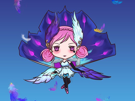 3年前q版头像插画-艺术插画28013年前火烈鸟插画-创作习作363063年