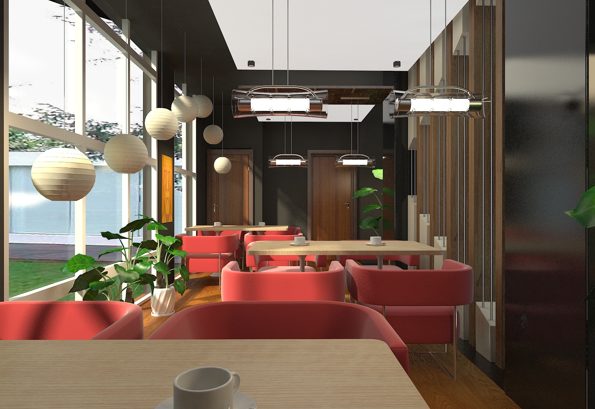 休闲水吧咖啡厅装修设计案例-成都水吧咖啡厅装修设计公司|空间|室内设计|成都商业空间装修 - 原创作品 - 站酷 (ZCOOL)