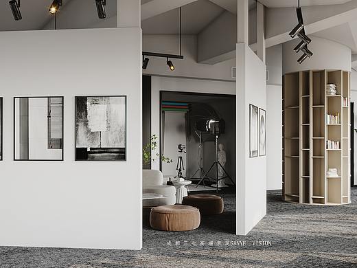 办公室 ┃ 工装（个人主页-ZNTgzODk4ODQ=） - 商业空间设计 - 站酷设计师成都三也表现原创素材 - 站酷ZCOOL