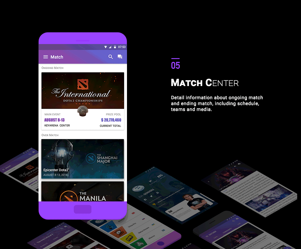【DOTAER】Dota2游戏社区APP(图ZODc2NjQzNDQ=) - APP界面 - 站酷设计师大包大魔王原创素材 - 站酷ZCOOL