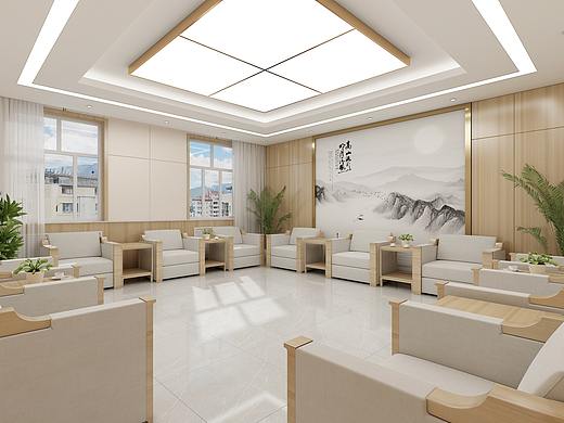 财政局走廊室内文化设计