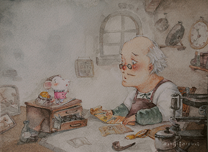 小老鼠与铁匠（图ZNjkwOTkyNjg=） - 儿童插画 - 站酷设计师桃花潭边汪小伦原创素材 - 站酷ZCOOL