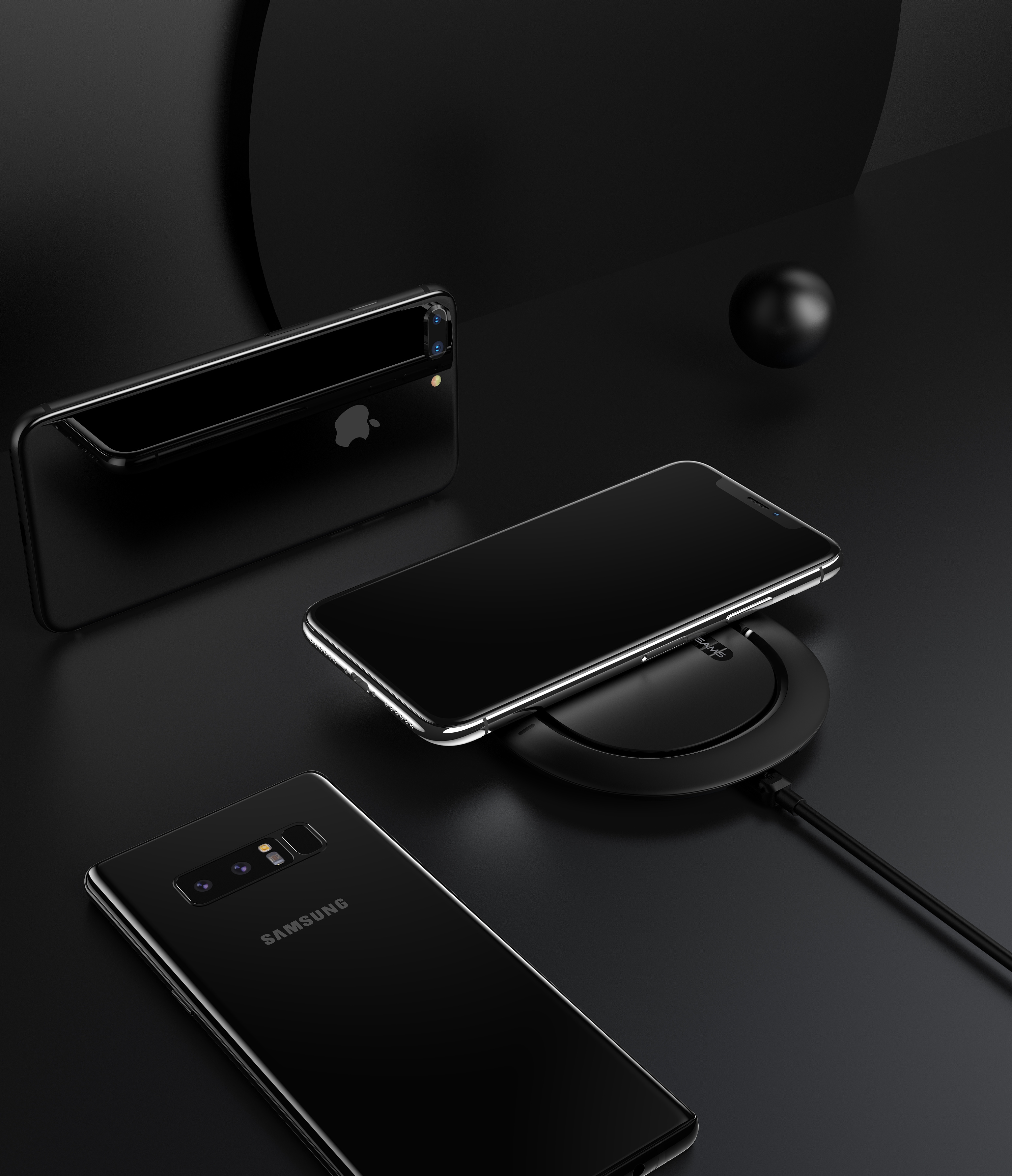 无线充 3d场景渲染|工业/产品|电子产品|makinhang - 原创作品 - 站酷