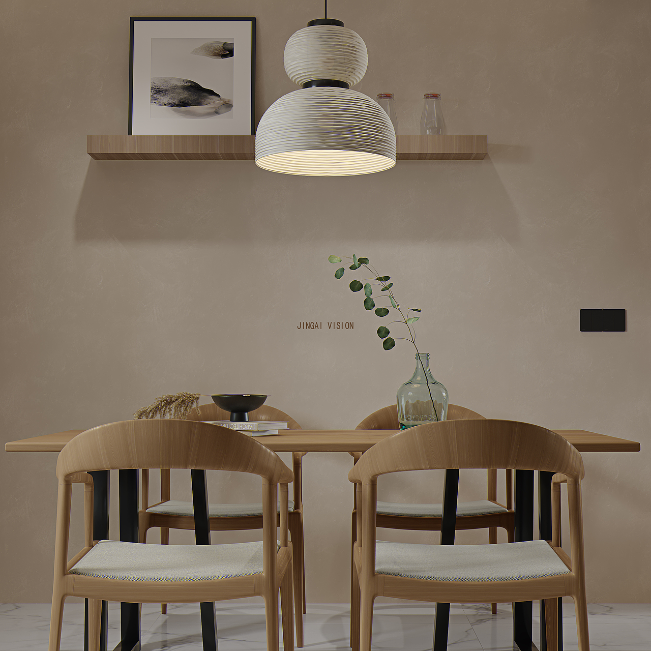 现代简约客餐厅卧室（图ZMjM4NDU5ODcy） - 家装设计 - 站酷设计师阳光勾勒般微笑原创素材 - 站酷ZCOOL