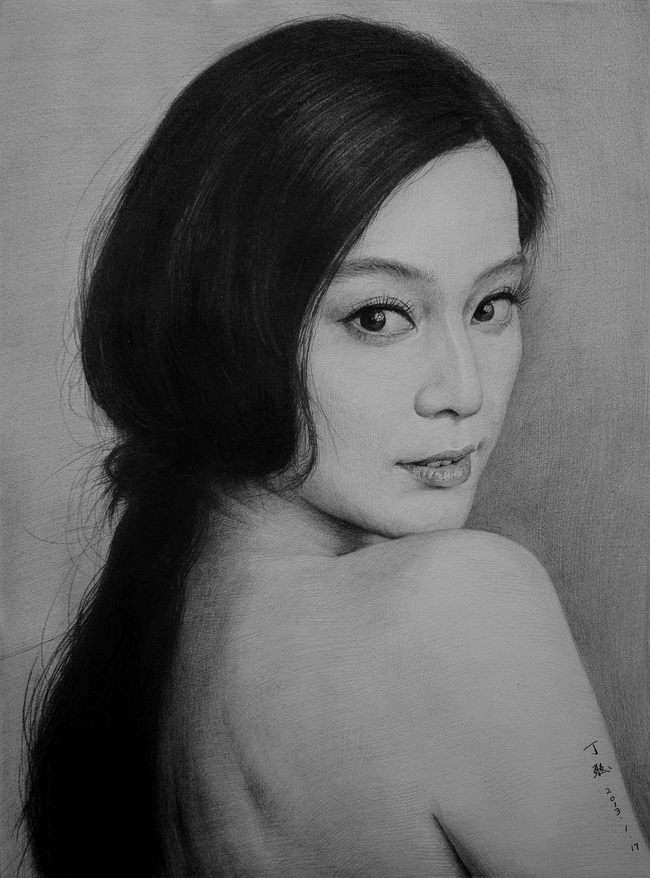 手绘-习作素描-明星-王力宏（图ZMzc4MDUxMTY=） - 绘画 - 站酷设计师丁聪原创素材 - 站酷ZCOOL