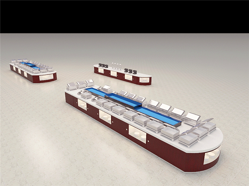 食堂餐厅取餐台定制，组合式移动布菲台 大理石布菲台（图ZMTg0MDA2NTQw） - 生活用品 - 站酷设计师自助餐台布菲台原创素材 - 站酷ZCOOL