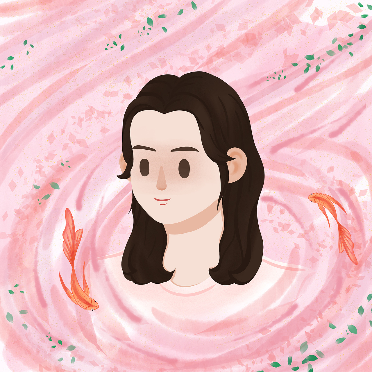 五月好运锦鲤头像