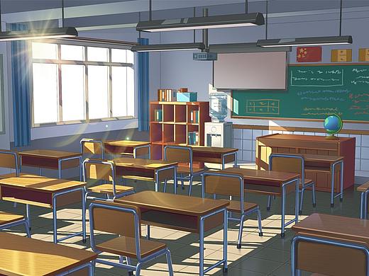 二次元场景教室