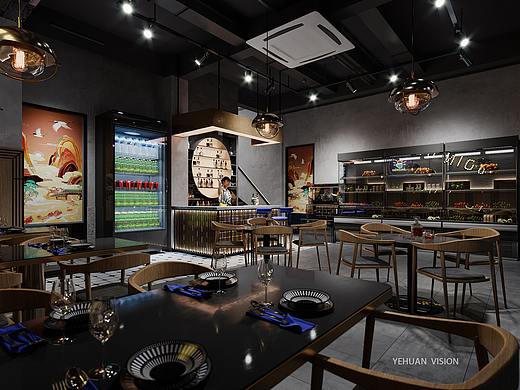 一套餐饮工装图纸表现（个人主页-ZNTU3ODU1Mjg=） - 酒店餐饮设计 - 站酷设计师A图来图往原创素材 - 站酷ZCOOL