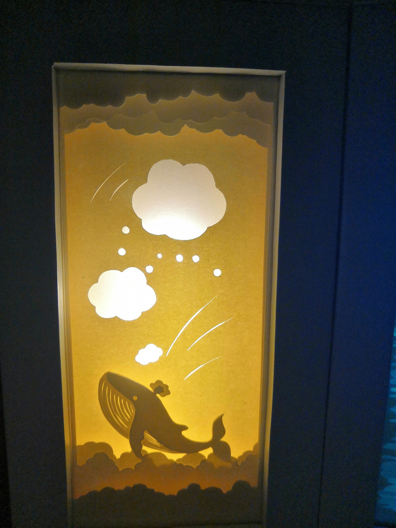 一组袖珍纸雕灯