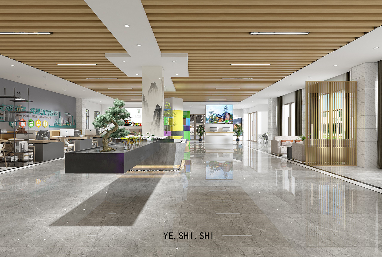 社区大厅-休闲区-影视区（图ZMjQwOTY3MDY4） - 家装设计 - 站酷设计师诗诗小仙女原创素材 - 站酷ZCOOL