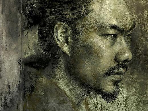 色粉素描