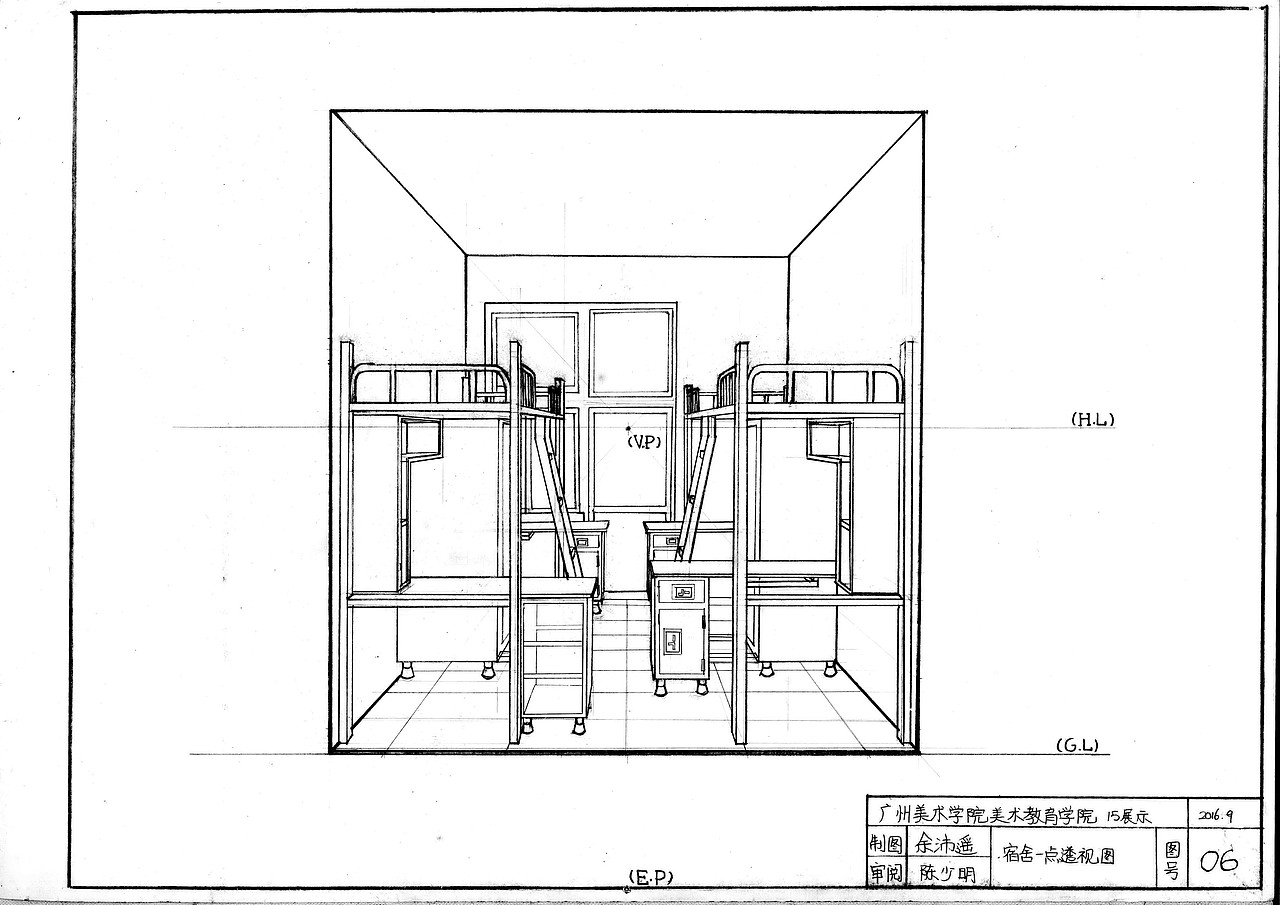 【建筑类】手绘制图