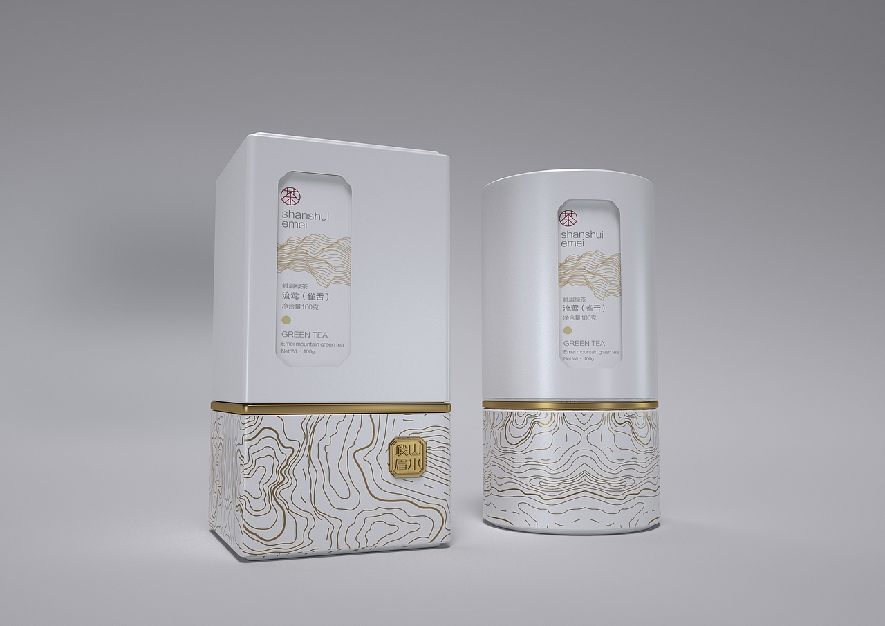 山水峨眉系列茶包装设计（图ZMjI2ODg4MjAw） - 包装 - 站酷设计师NEERU灵睿原创素材 - 站酷ZCOOL
