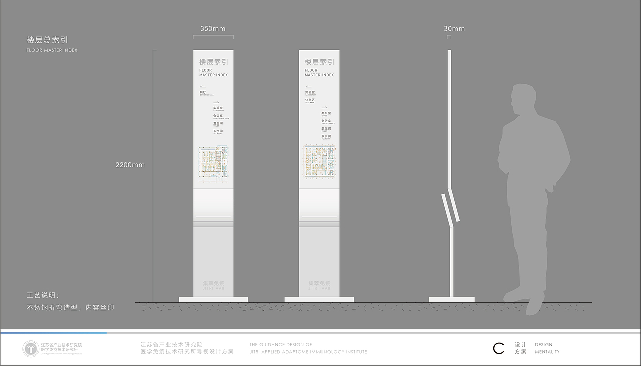集萃免疫研究所导视系统设计（图ZMjI3Nzg2MDcy） - 商业空间设计 - 站酷设计师shadowone1原创素材 - 站酷ZCOOL
