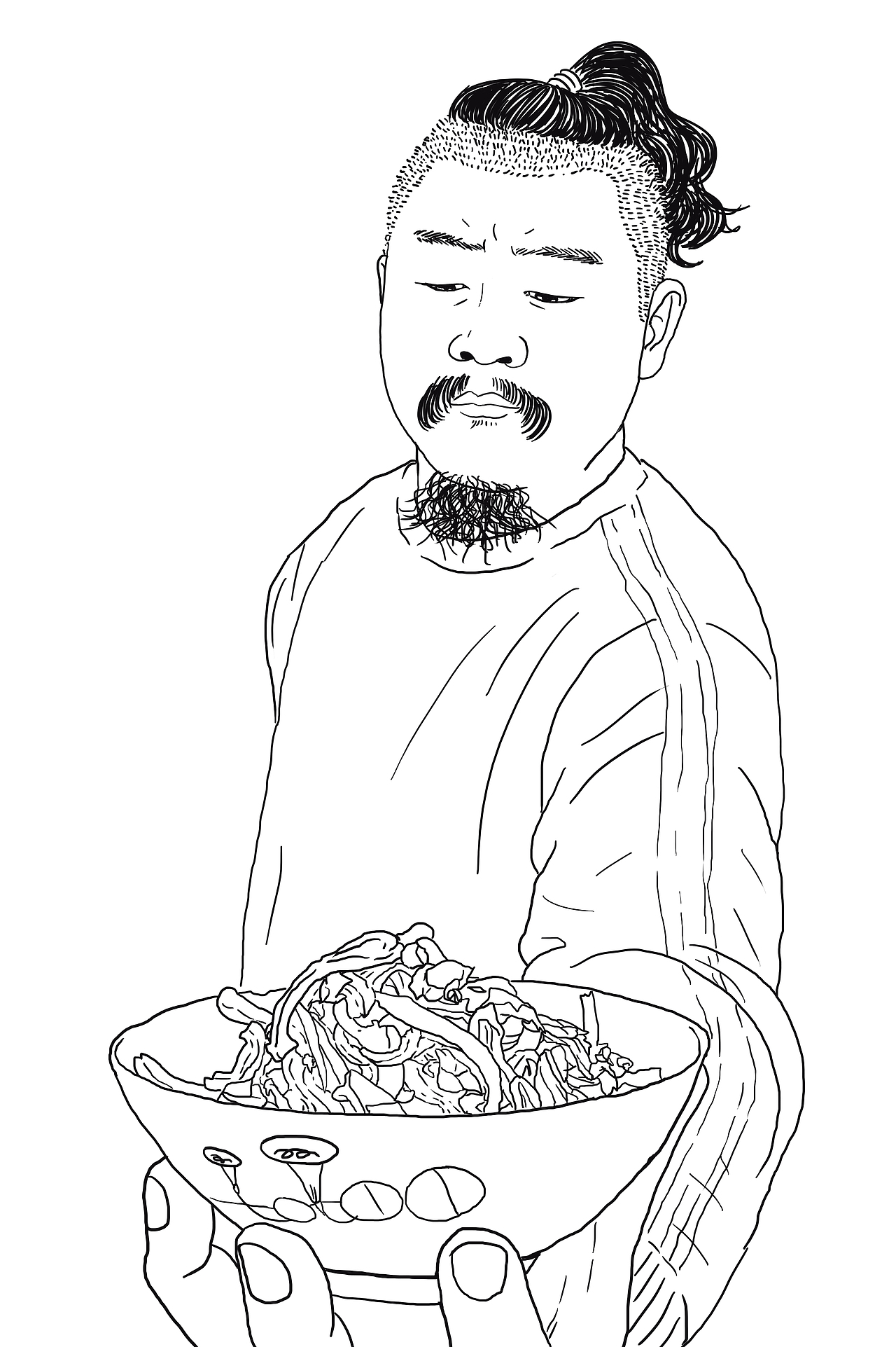 食材人物描线（图ZMjEwMzI2NzQw） - 创作习作 - 站酷设计师想吃肉的阿由原创素材 - 站酷ZCOOL