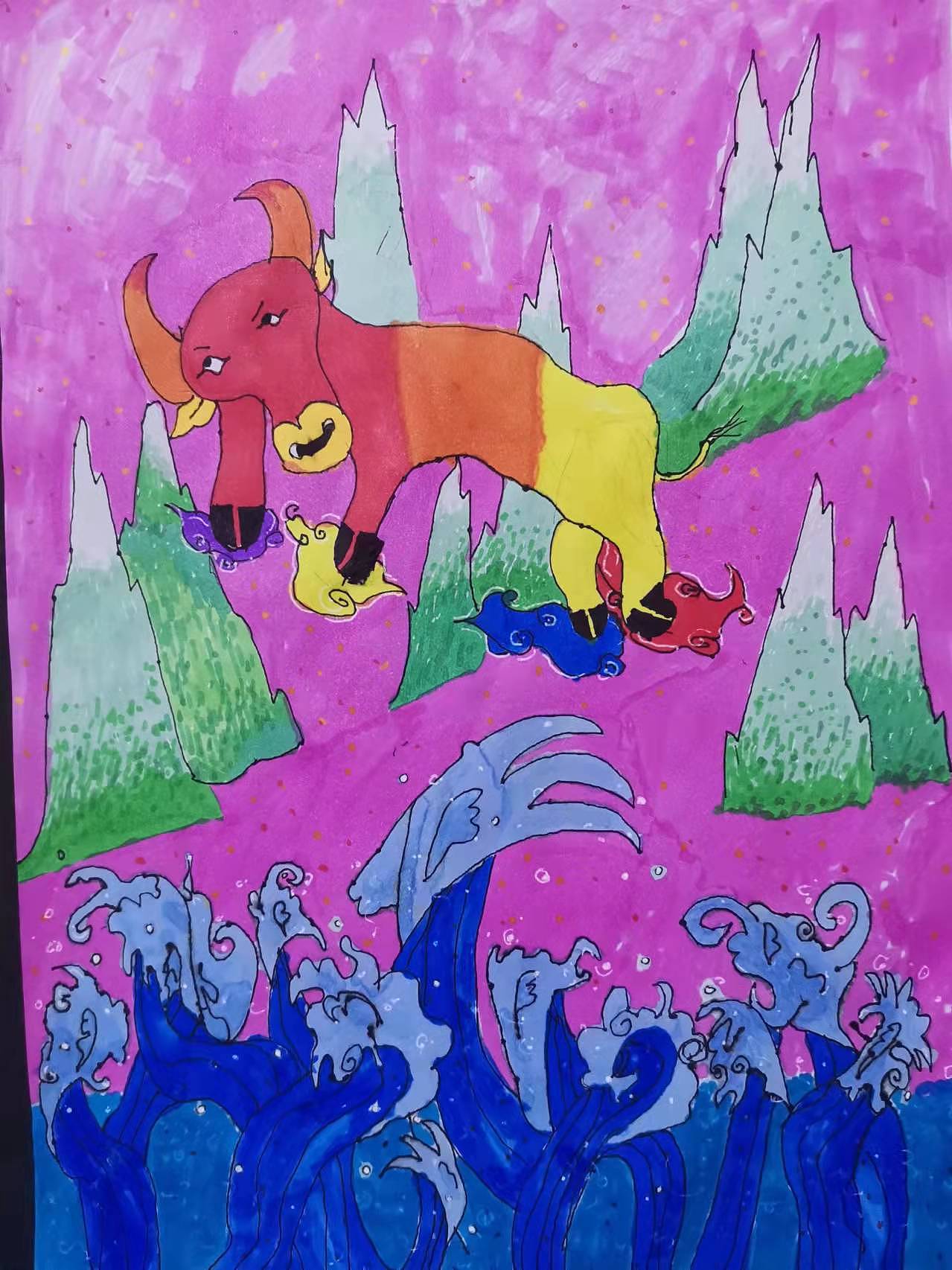 十二生肖之牛气冲天|平面|图案|会飞小猫 - 原创作品 - 站酷 (zcool)