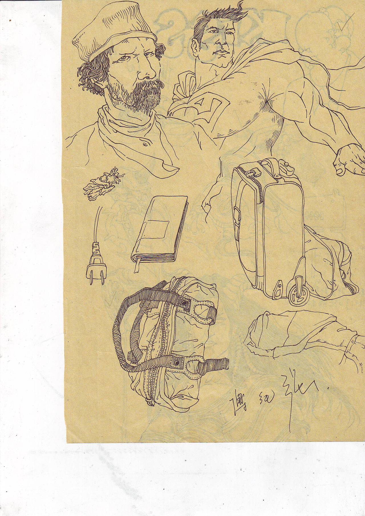 高三时候的小速写（图ZMTY0MDc5Njg=） - 绘画 - 站酷设计师傅淳强画者之旅原创素材 - 站酷ZCOOL
