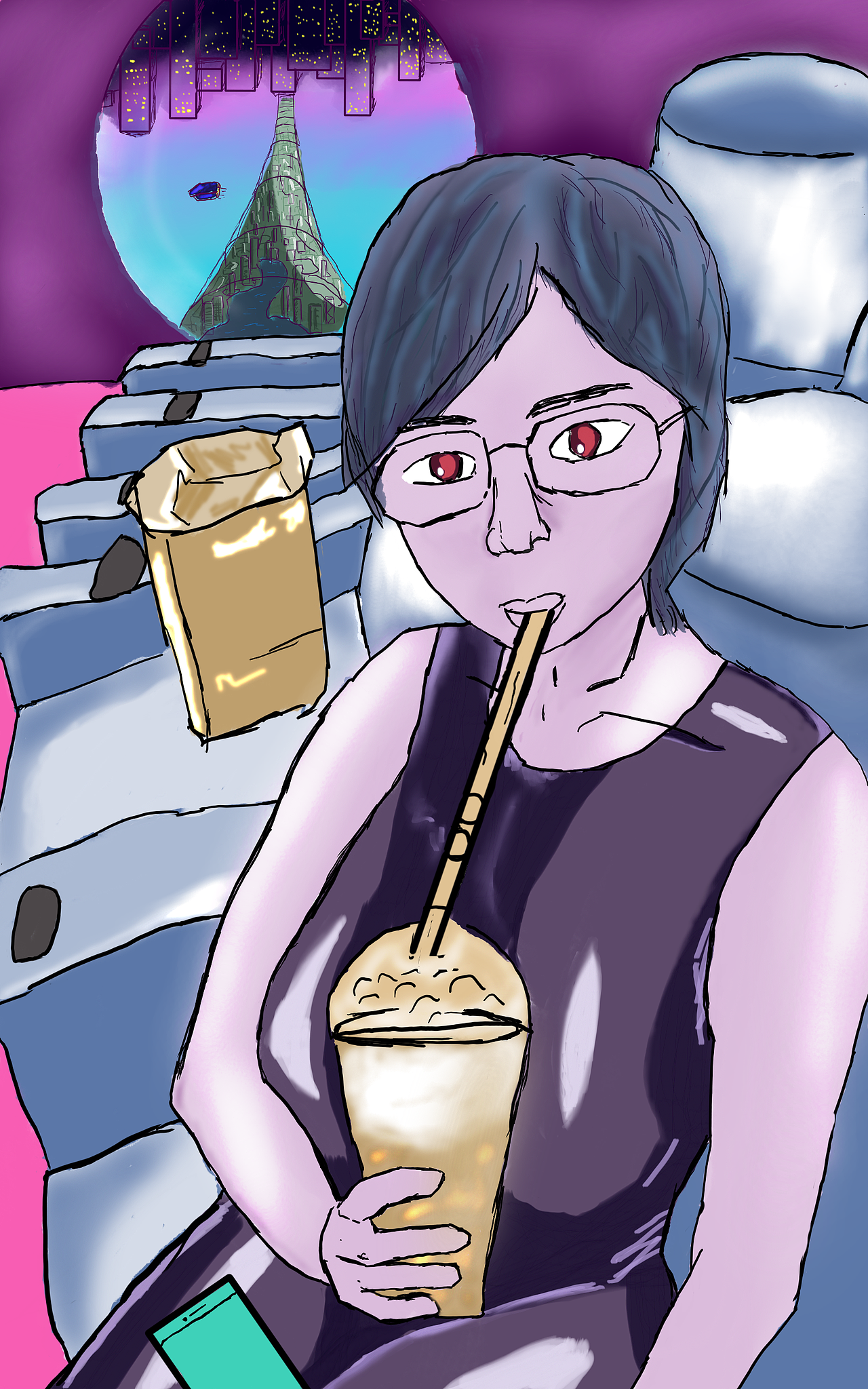 给老婆的一张画（图ZMjY4OTc4NDI0） - 创作习作 - 站酷设计师须尽欢Sky原创素材 - 站酷ZCOOL