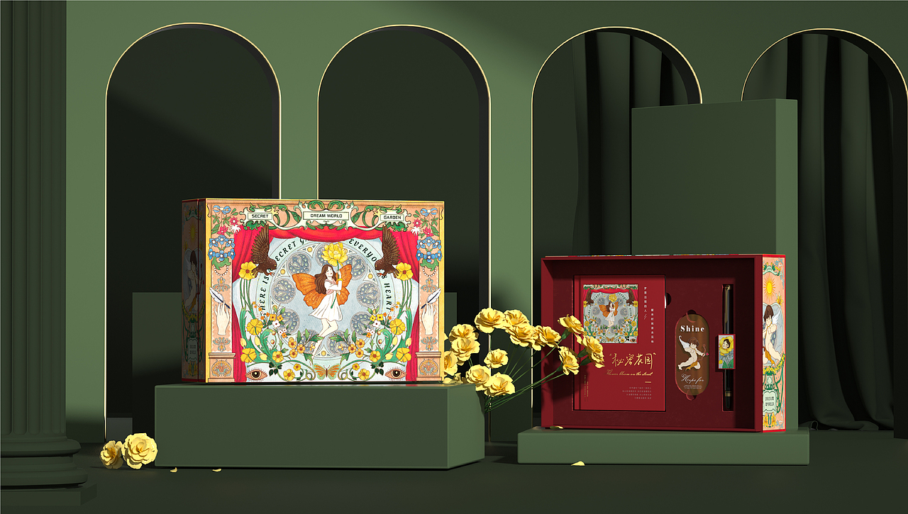 商务礼盒 插画包装 品牌礼盒 vi设计 包装设计（图ZMjkxNjM2NzY4） - 包装 - 站酷设计师hellolinkdesign原创素材 - 站酷ZCOOL