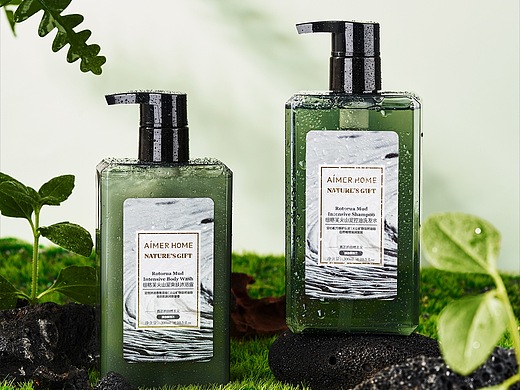 火山泥洗发水 | 产品摄影