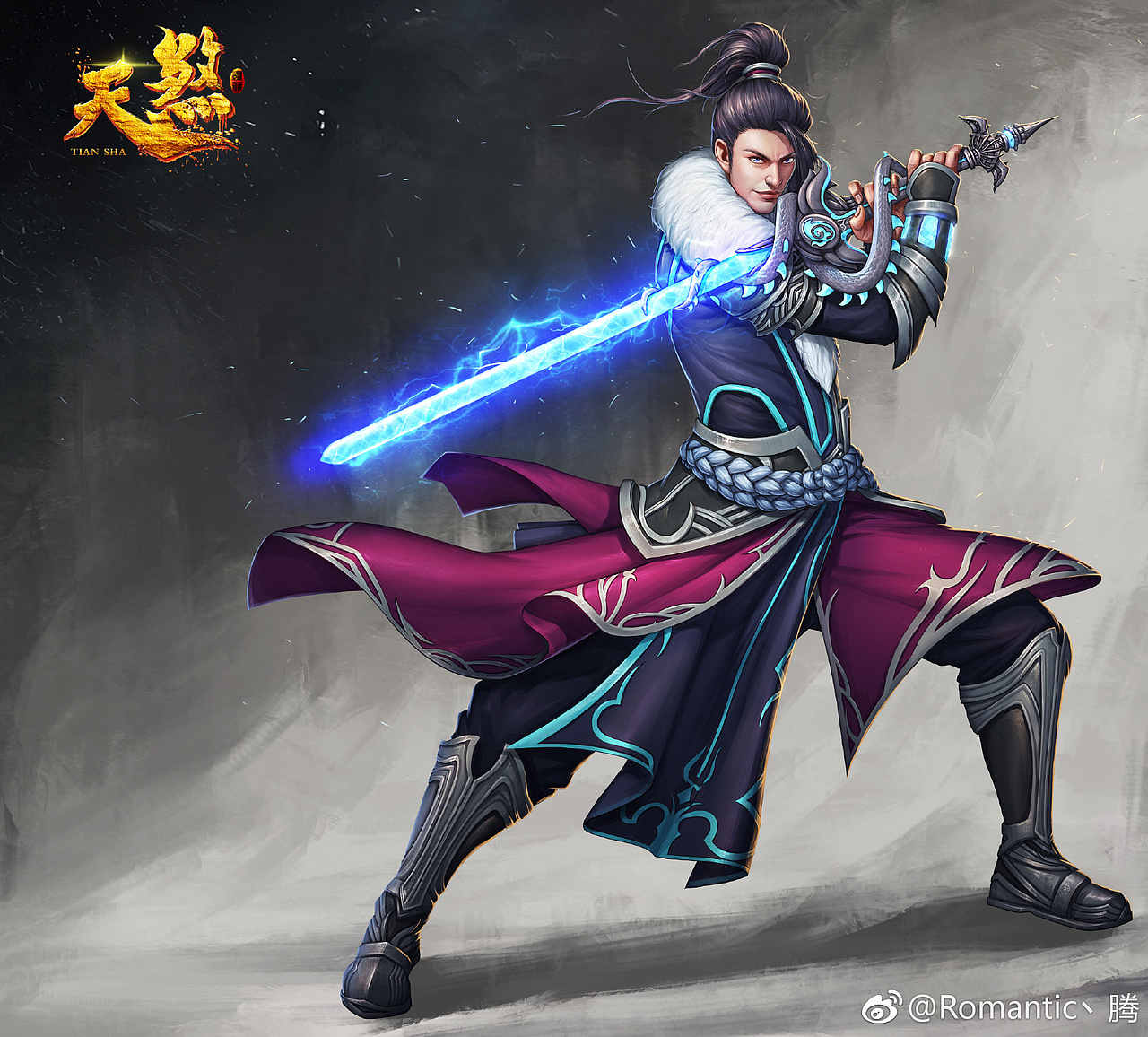 《天煞》（图ZOTExNDcxODQ=） - 游戏原画 - 站酷设计师Romantic小腾原创素材 - 站酷ZCOOL