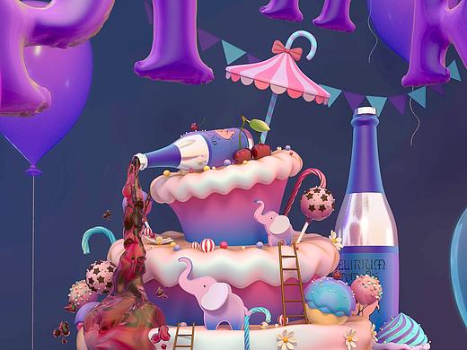 C4D细分曲面练习