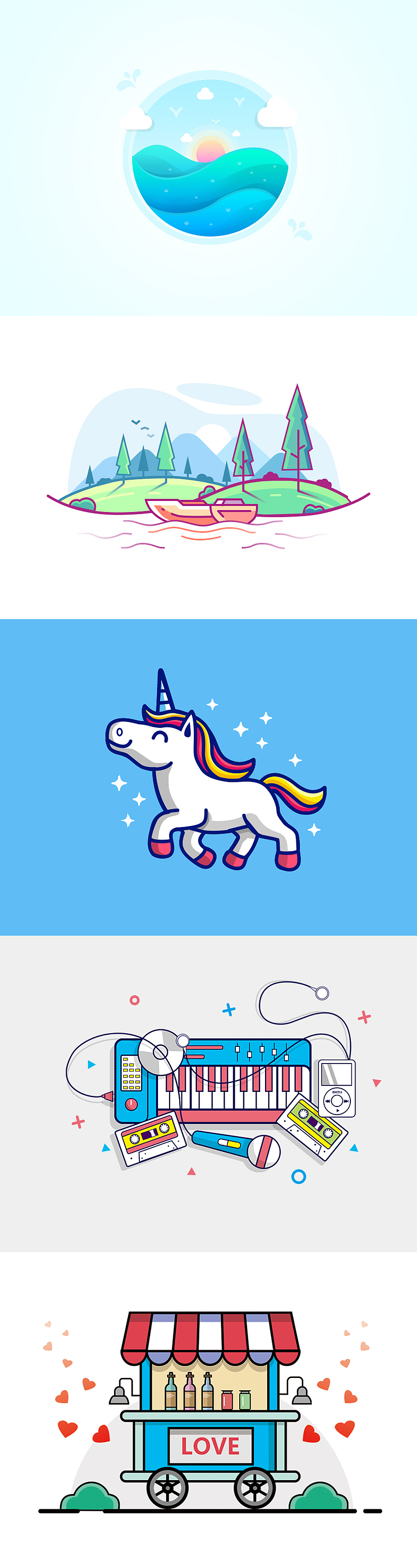 ps插画练习（图ZMTYxNjg5OTcy） - 其他平面 - 站酷设计师克莱登大学校务部原创素材 - 站酷ZCOOL