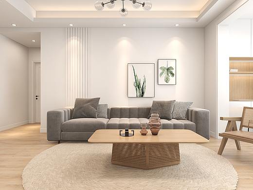 重庆渝北悦江府（93平方现代简约三居室）