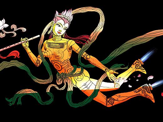 哈弗&敦煌博物馆天马行空-飞天