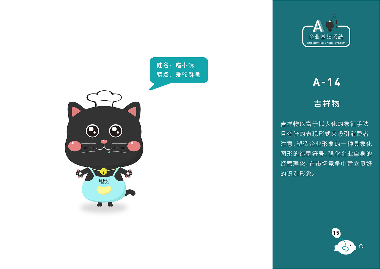 鲜鱼记VIS视觉识别手册。