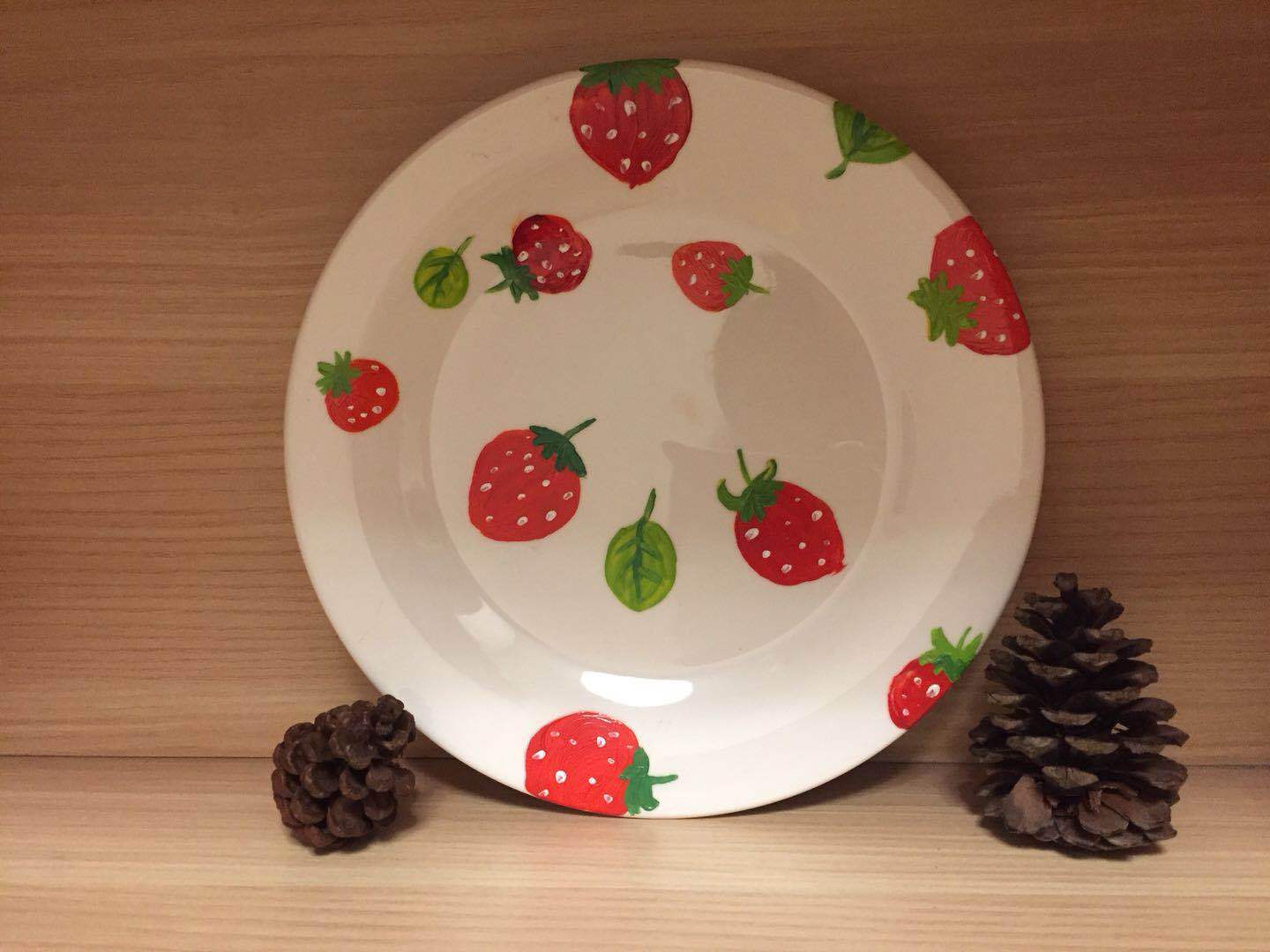 近期石头画 木板画 盘子画作品