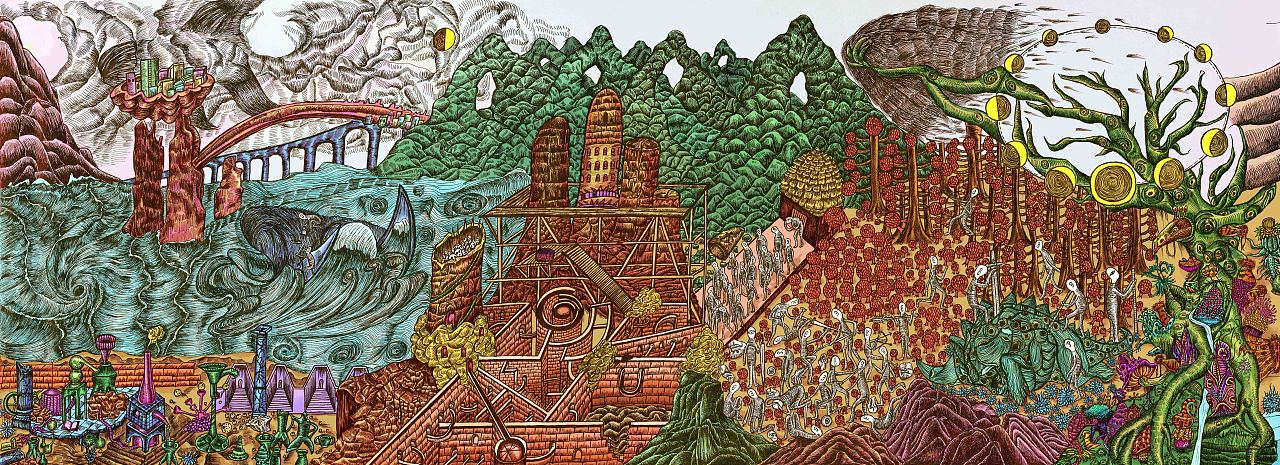 鱼凫巫觋纪（图ZMTIwMDEzMjUy） - 艺术插画 - 站酷设计师丁小厌原创素材 - 站酷ZCOOL