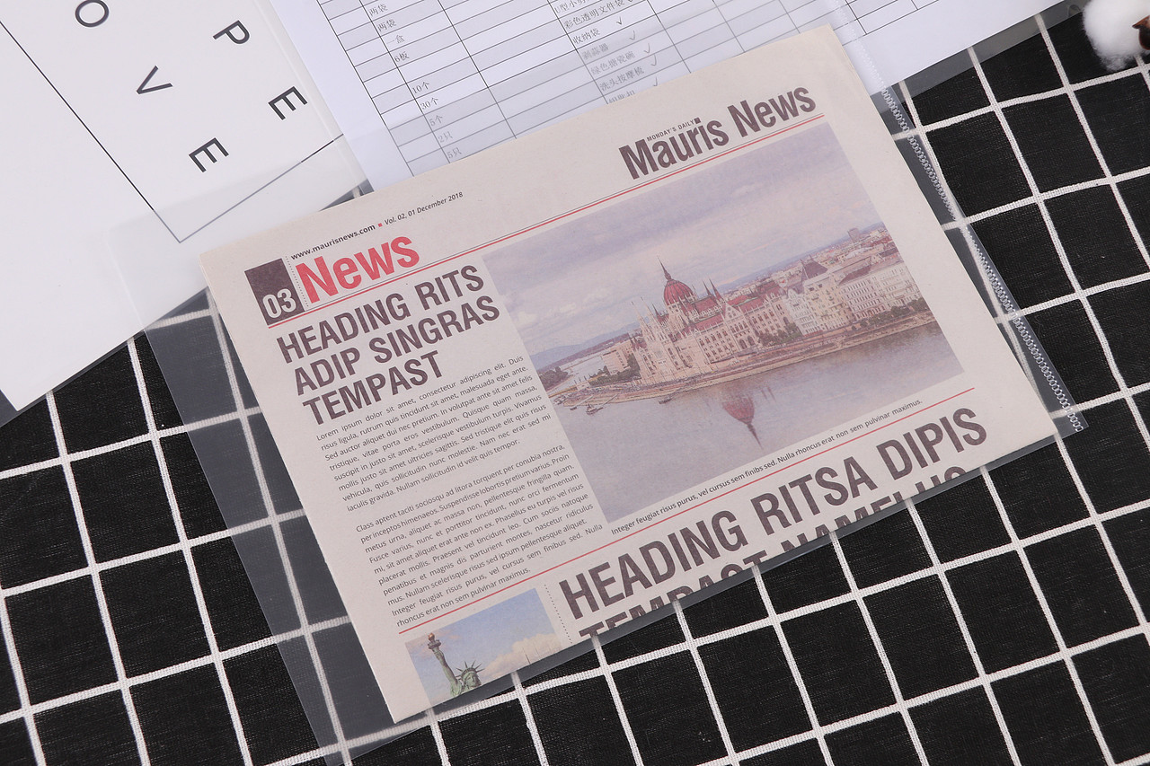 B12文具电教\C11-收纳陈列用品\V04透明文件夹