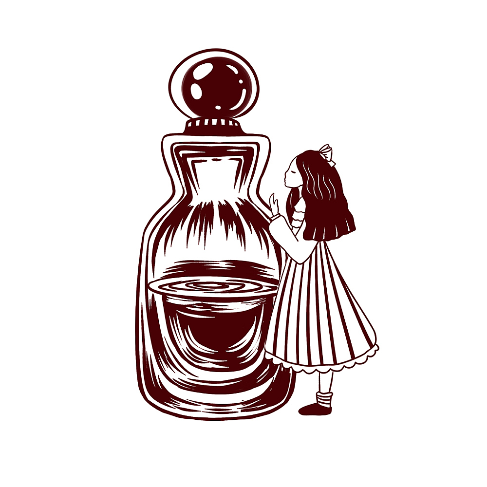 分享收藏校园地图明信片插画,手绘地图手绘地图插画手游广播剧四格