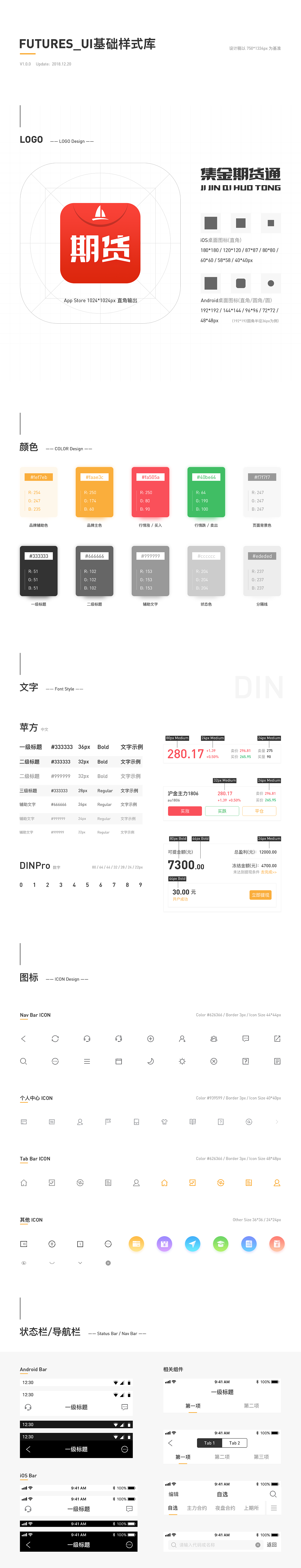 集金期货通交易模块UI Design（图ZMTQwODIwMzQw） - APP界面 - 站酷设计师哈尼又见原创素材 - 站酷ZCOOL