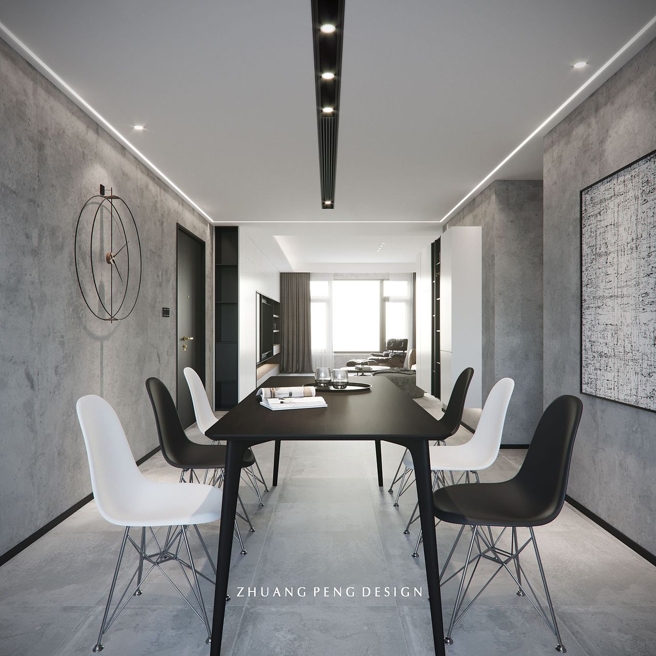 潍坊异地操作的一套160平米的平层设计