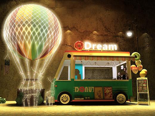 热气球美陈/亮化美陈/氛围美陈