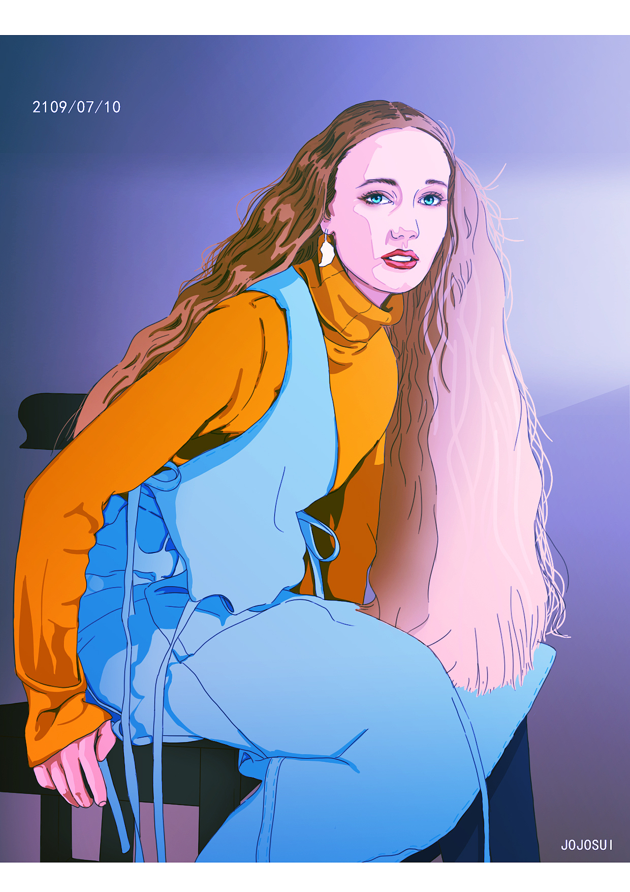 画小姐姐（图ZMTY2NTU2NjUy） - 创作习作 - 站酷设计师JOJOSUI原创素材 - 站酷ZCOOL