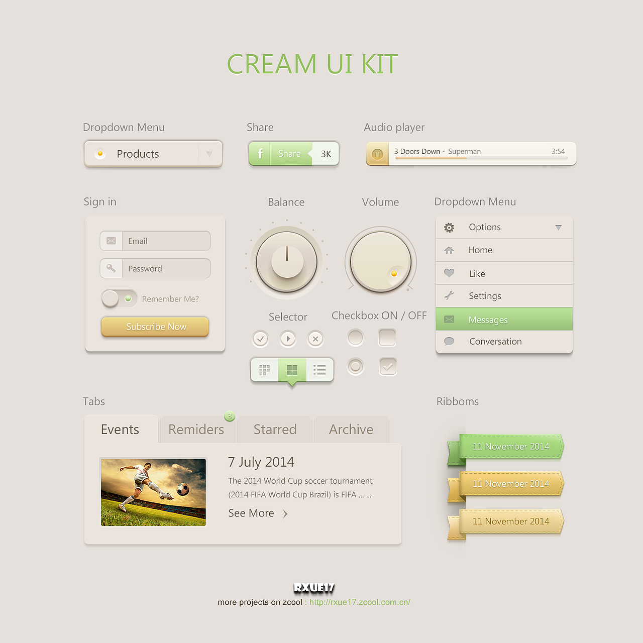 临摹 UI kit（图ZMjE2NTk3NTY=） - 其他UI - 站酷设计师rxue17原创素材 - 站酷ZCOOL