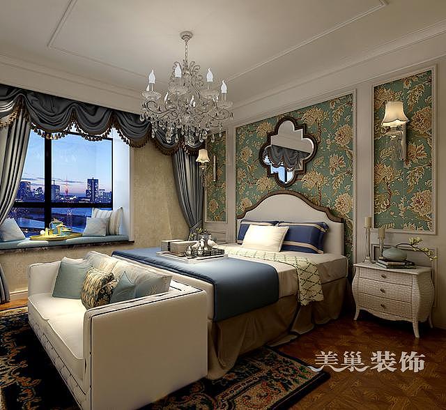 郑西理想城130平三室装修混搭风格装修样板间设计