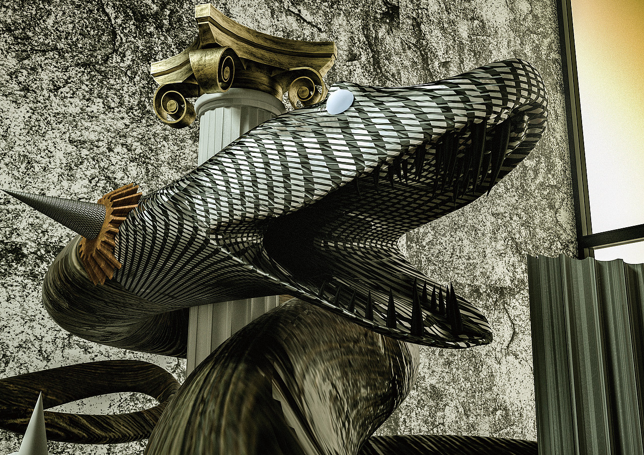 C4D模型OC渲染。一套生肖的作品